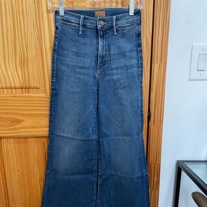 Mother High-rise Cropped Flare Jeans